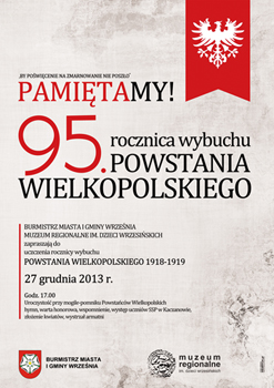95. rocznica Powstania Wielkopolskiego