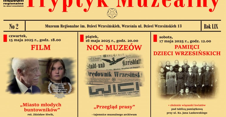 ZAPROSZENIE NA DRUGI TRYPTYK MUZEALNY