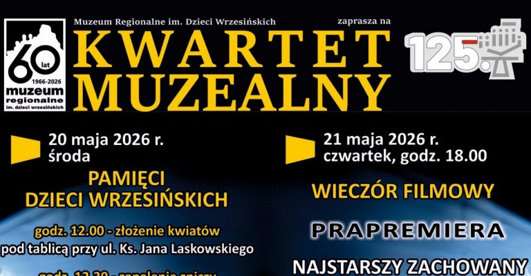 ZAPRASZAMY NA UROCZYSTOŚCI 125. ROCZNICY STRAJKU SZKOLNEGO DZIECI WRZESIŃSKICH
