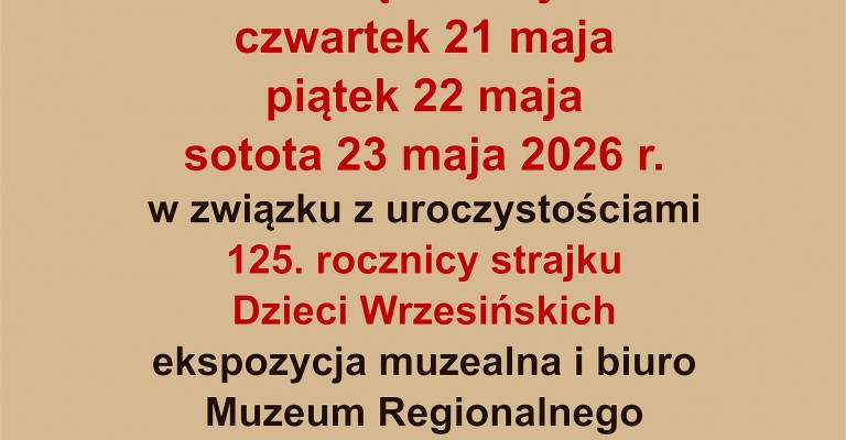 INFORMACJA I ZAPROSZENIE